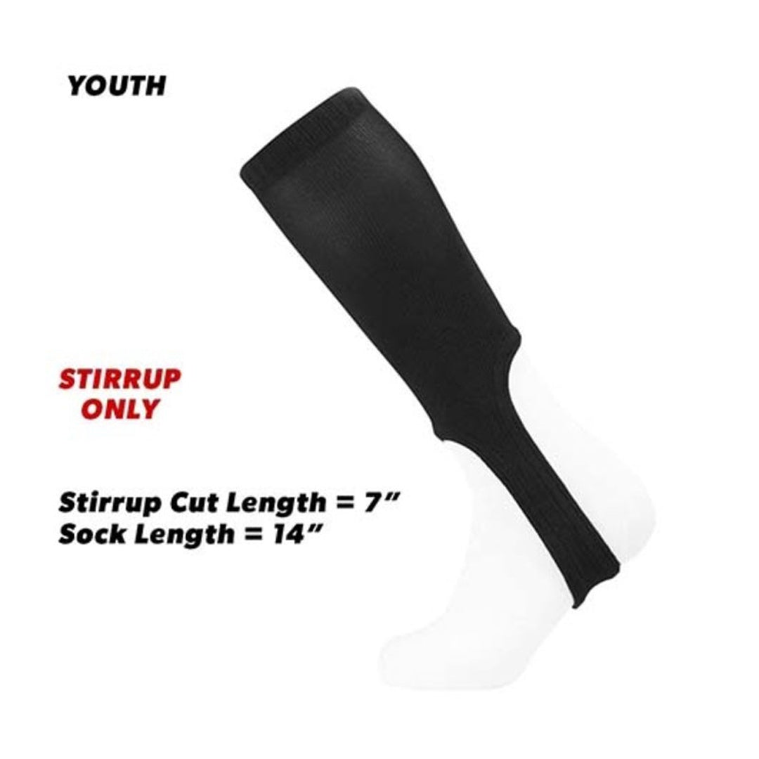 TCK Youth 7" Stock Stirrup Black