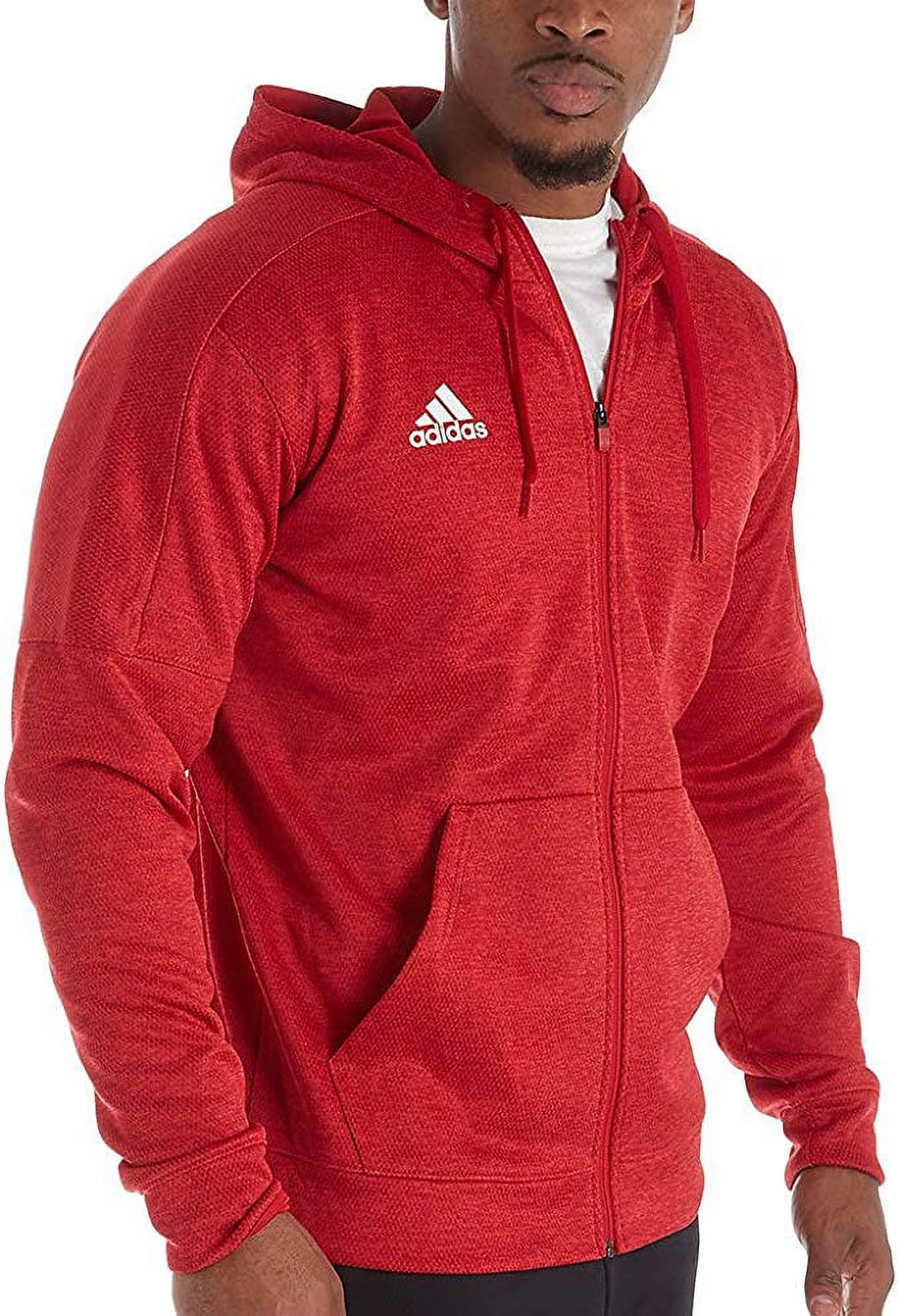 Adidas Team Issue Full Zip Hooded Sweatshirt