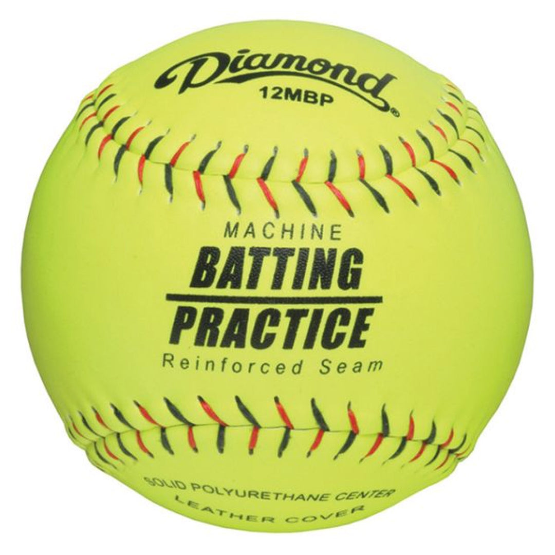 Diamond 12" Machine Batting Practice Softballs (Dozen)