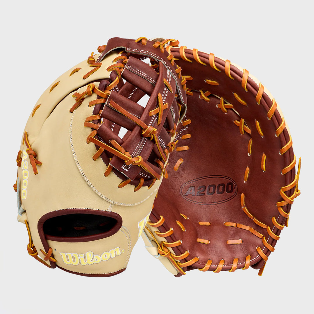 Wilson 2027 A2000 1673 13"First Base Mitt - Blonde/Walnut/Saddle Tan