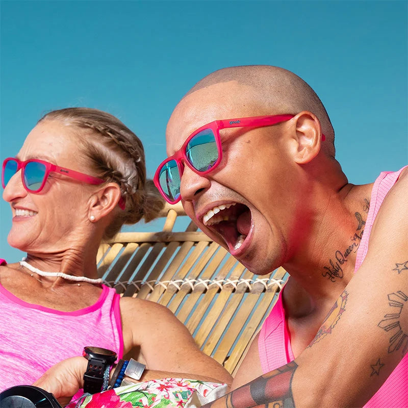 Goodr Flamingos on a Booze Cruise Sunglasses