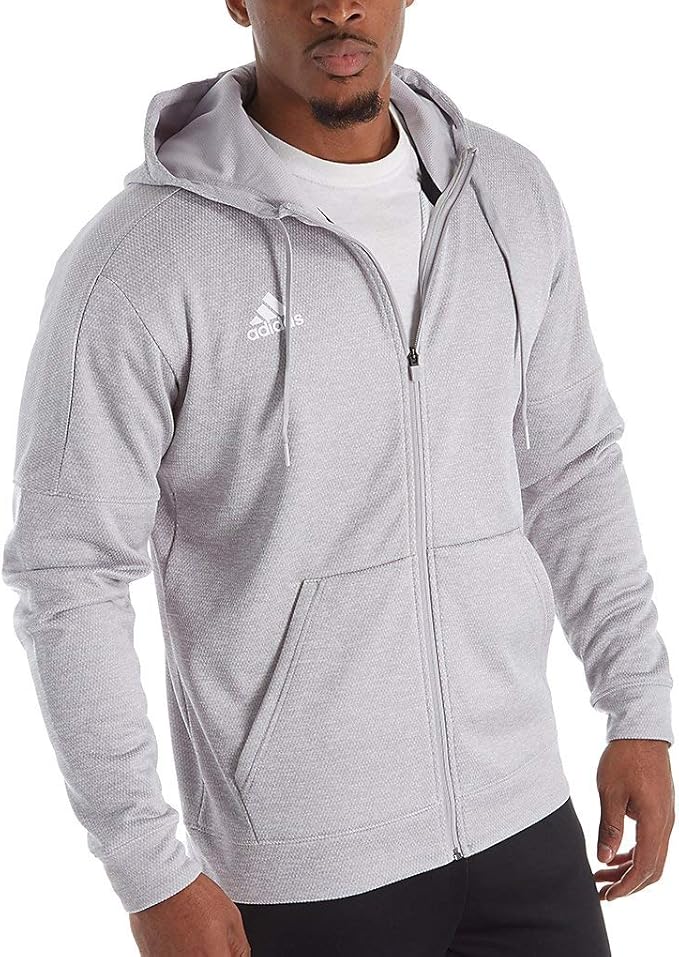 Adidas Team Issue Full Zip Hooded Sweatshirt
