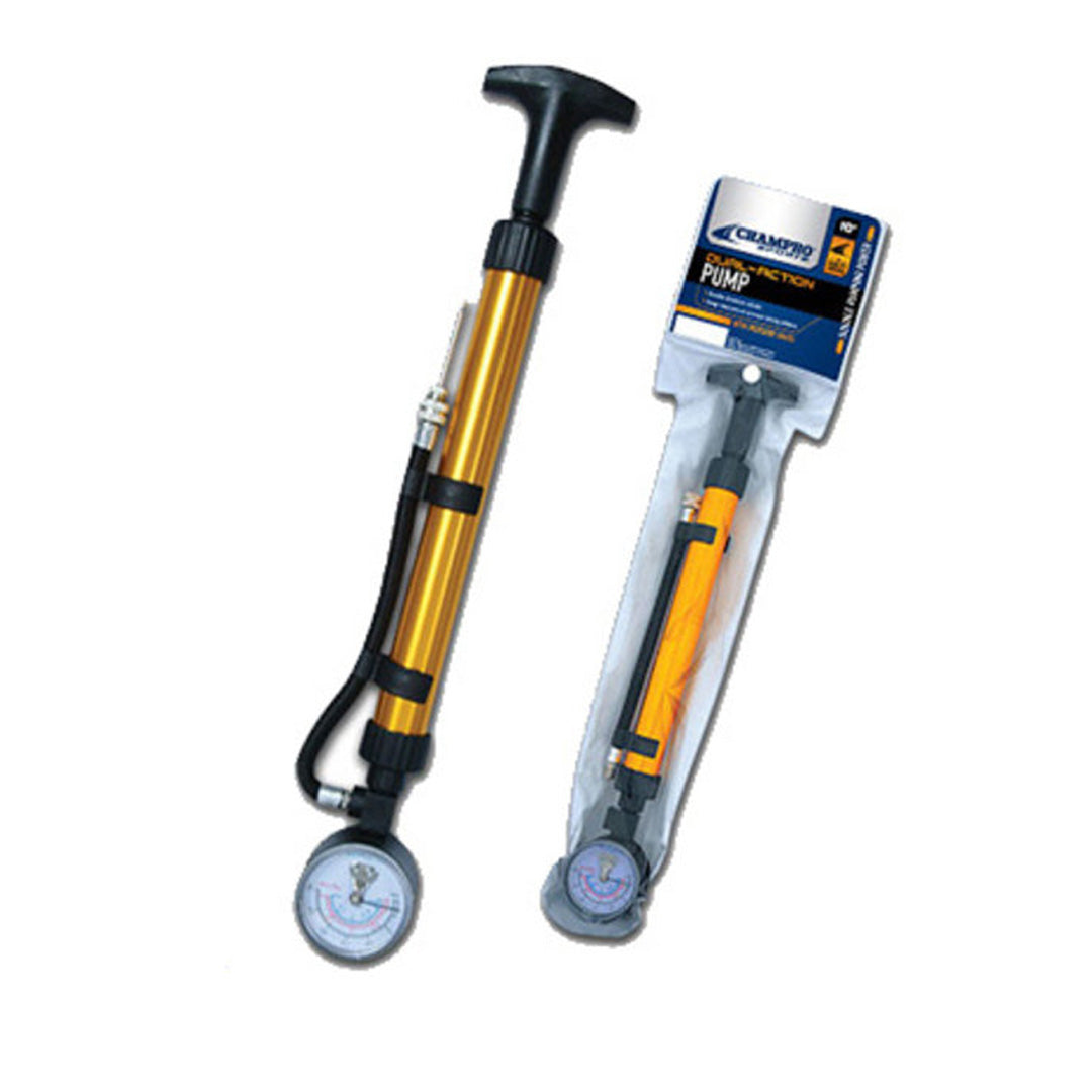 10" Dual Action Pump with Pressure Gauge