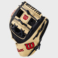 Wilson 2027 A2K 1724 11.75" Infield Baseball Glove - Blonde/Black/Red