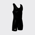 Adidas Solid Nylon Performance Lycra Wrestling Singlet