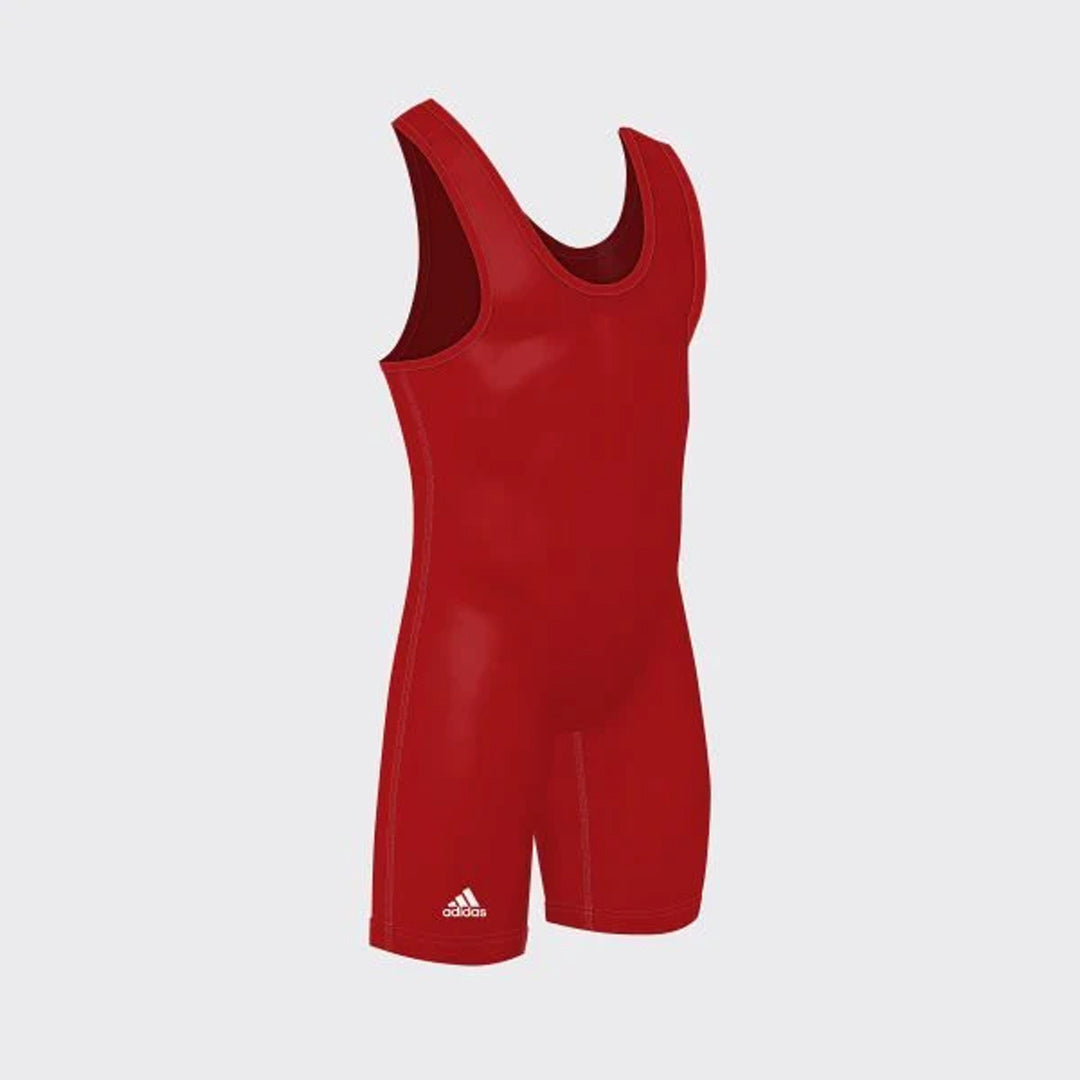 Adidas Solid Nylon Performance Lycra Wrestling Singlet