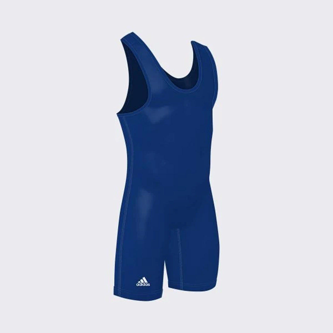 Adidas Solid Nylon Performance Lycra Wrestling Singlet