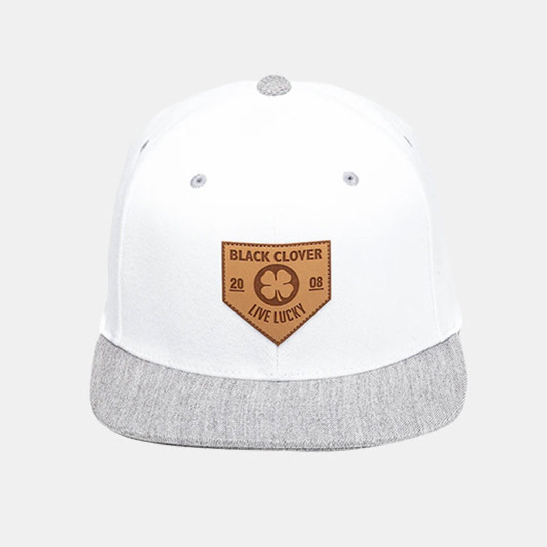 Black Clover Leather Patch with Rawlings Patch Flex Fitted Cap