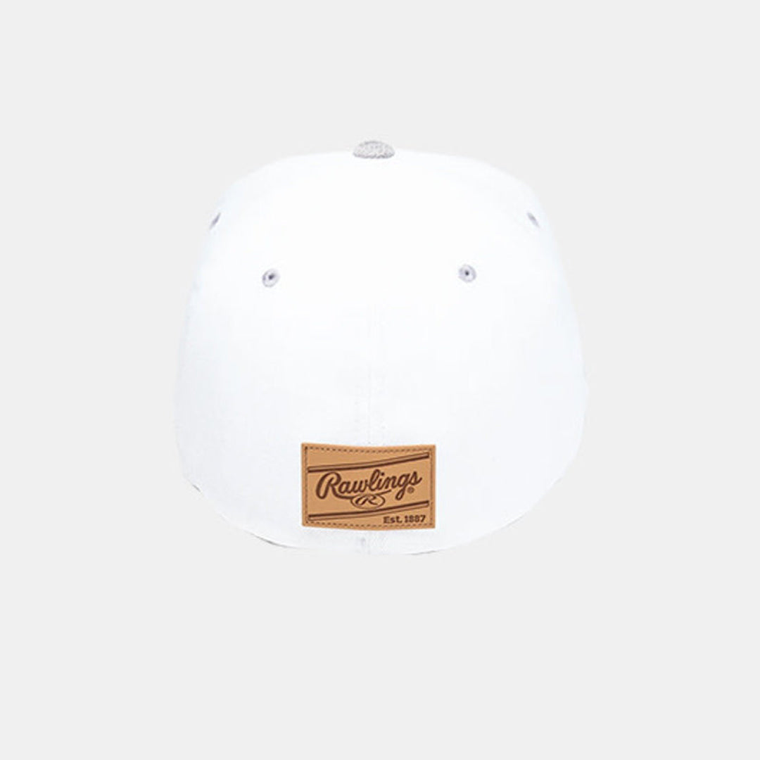 Black Clover Leather Patch with Rawlings Patch Flex Fitted Cap