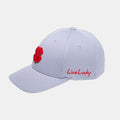 Black Clover The Shift 3D Red Clover with Rawlings Patch Flex Fitted Grey Cap