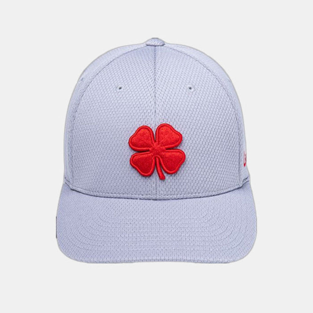 Black Clover The Shift 3D Red Clover with Rawlings Patch Flex Fitted Grey Cap