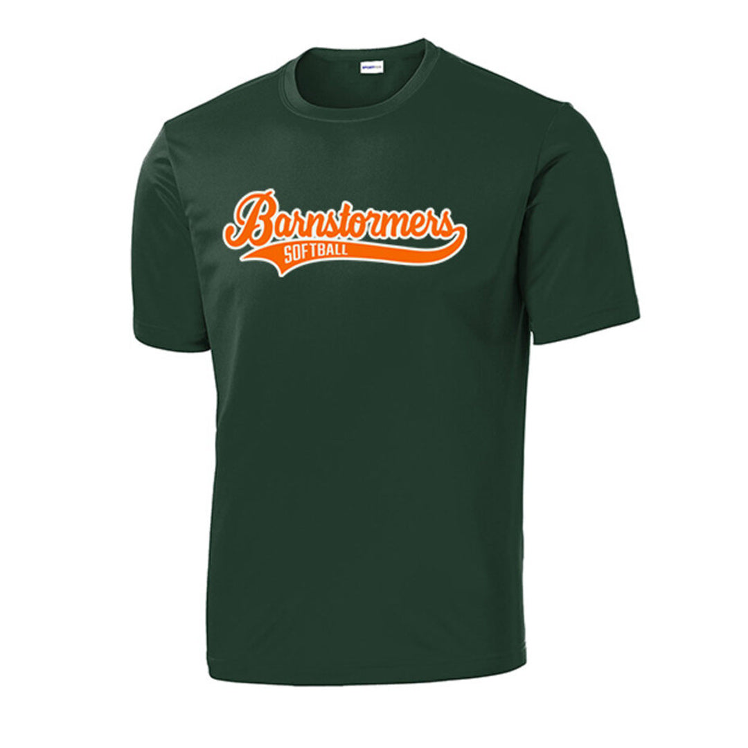 Barnstormer Softball Sport Tek Short Sleeve PosiCharge Competitor Tee - Forest