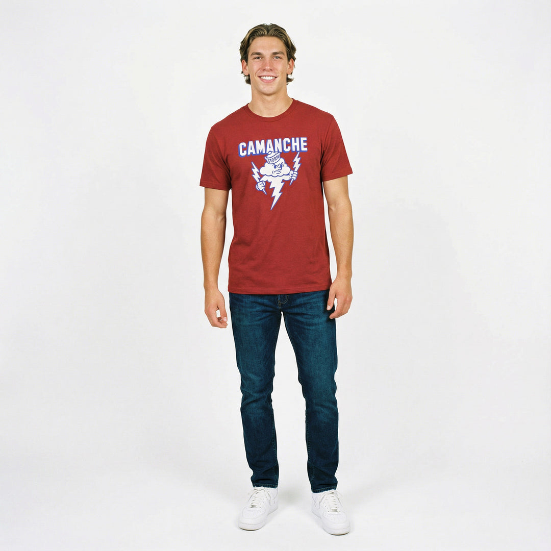 Camanche Block Text Mascot Tee