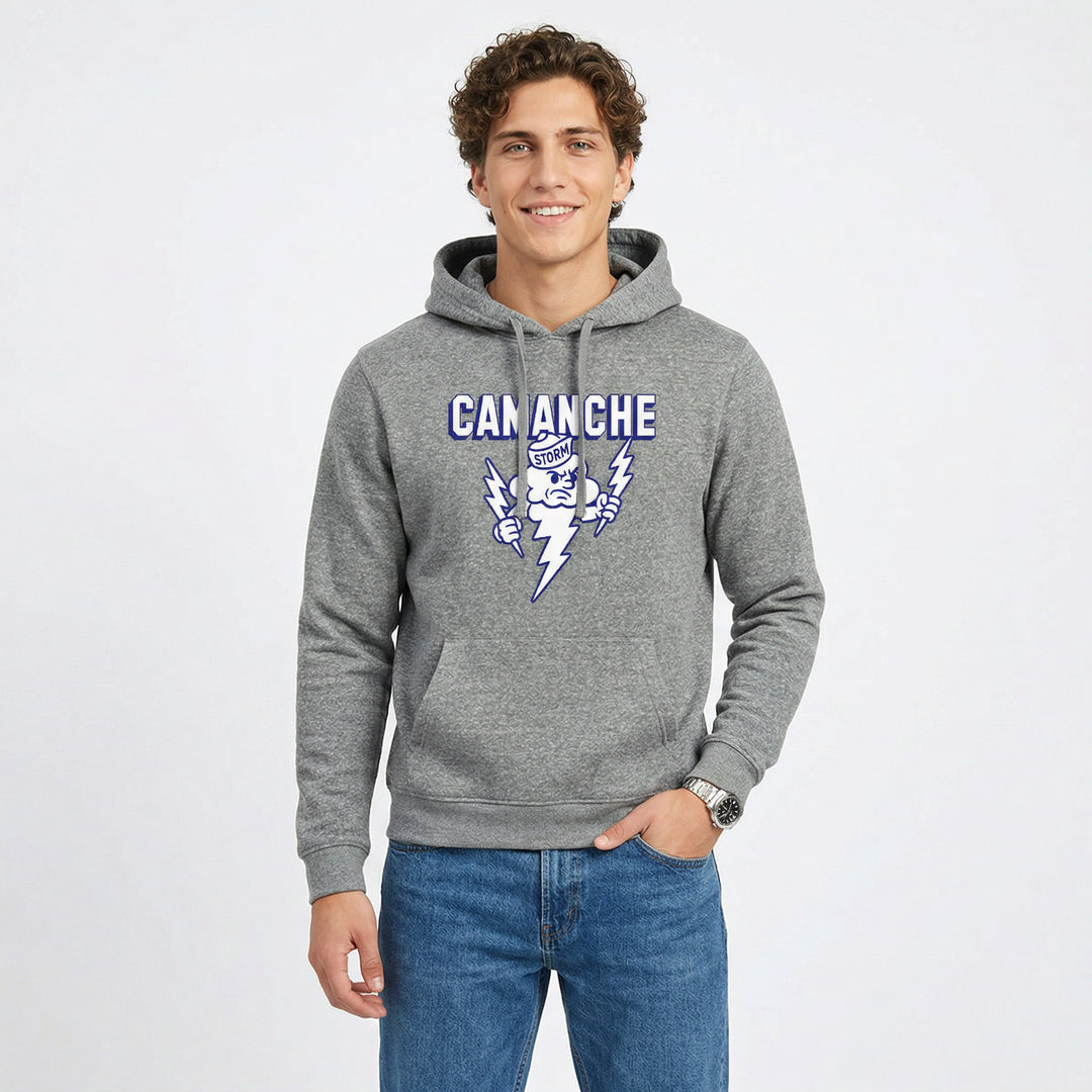 Camanche Block Text Mascot Hoodie