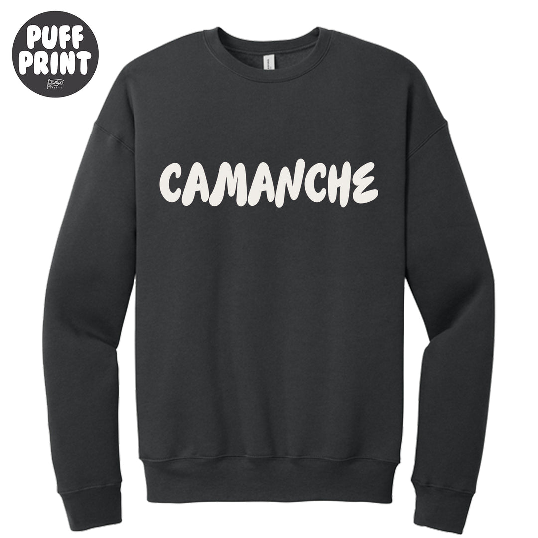 Camanche Bubble Puff Print Crew