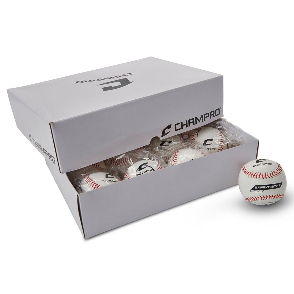 Champro SAF-T-SOFT Level 1 Baseballs (Dozen)