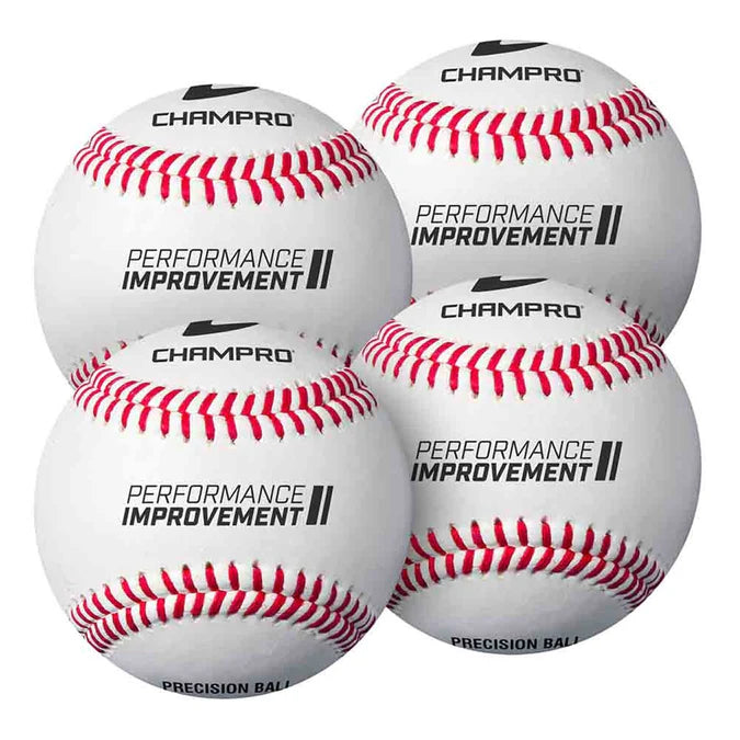 Champro 7.5" Training Baseballs (Pack of 4)