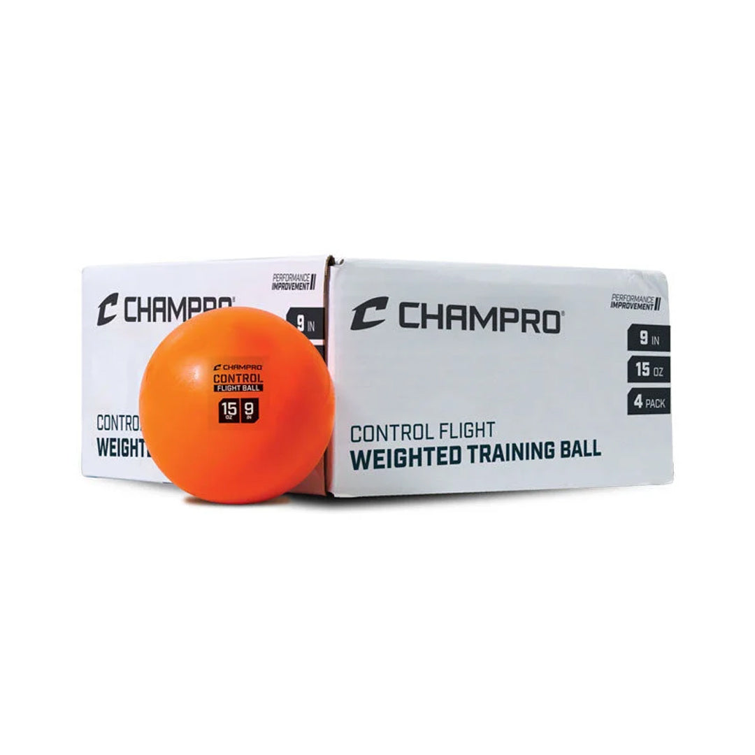 Champro 9" Control Flight Training Baseball- 4 Pack