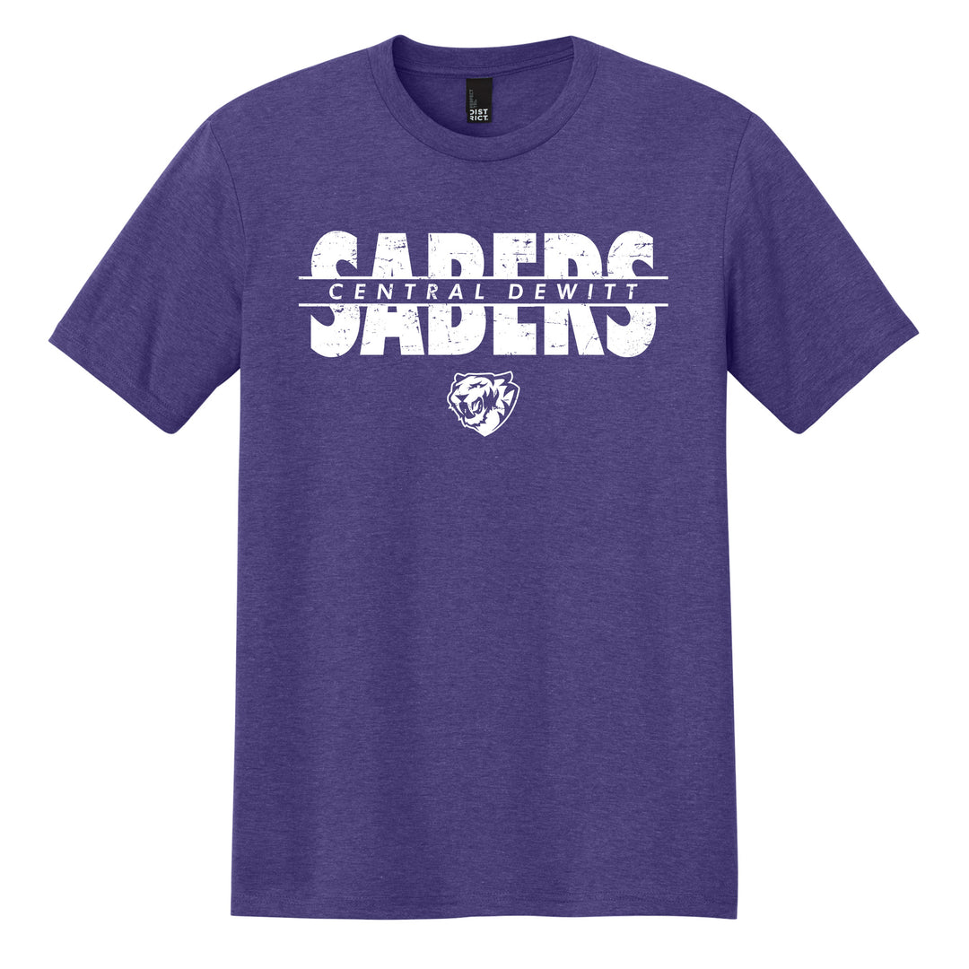 Central Dewitt Through Sabers Tee