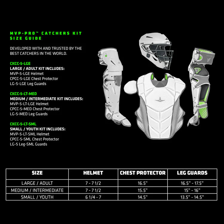 All-Star MVP-PRO Series Baseball Catchers Set