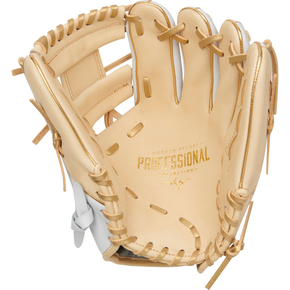 Easton Professional Collections Signature Series Morgan Stuart 11.5" Softball Glove - Camel/White