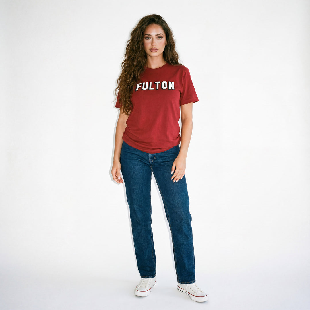 Fulton Block Text Tee