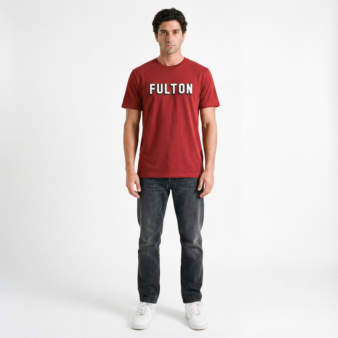 Fulton Block Text Tee