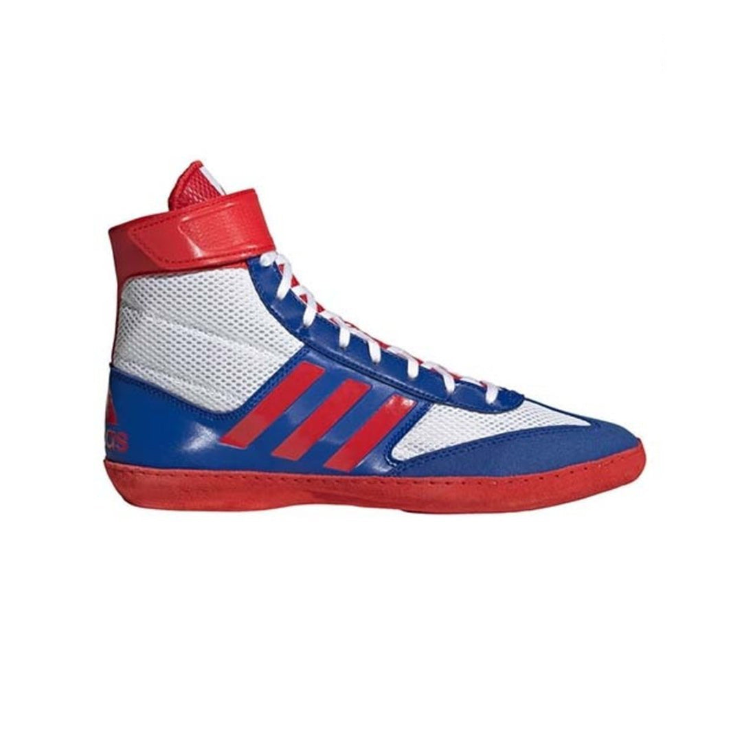 Adidas Combat Speed 5 Wrestling shoes White/Royal/Red – Sully's Sports