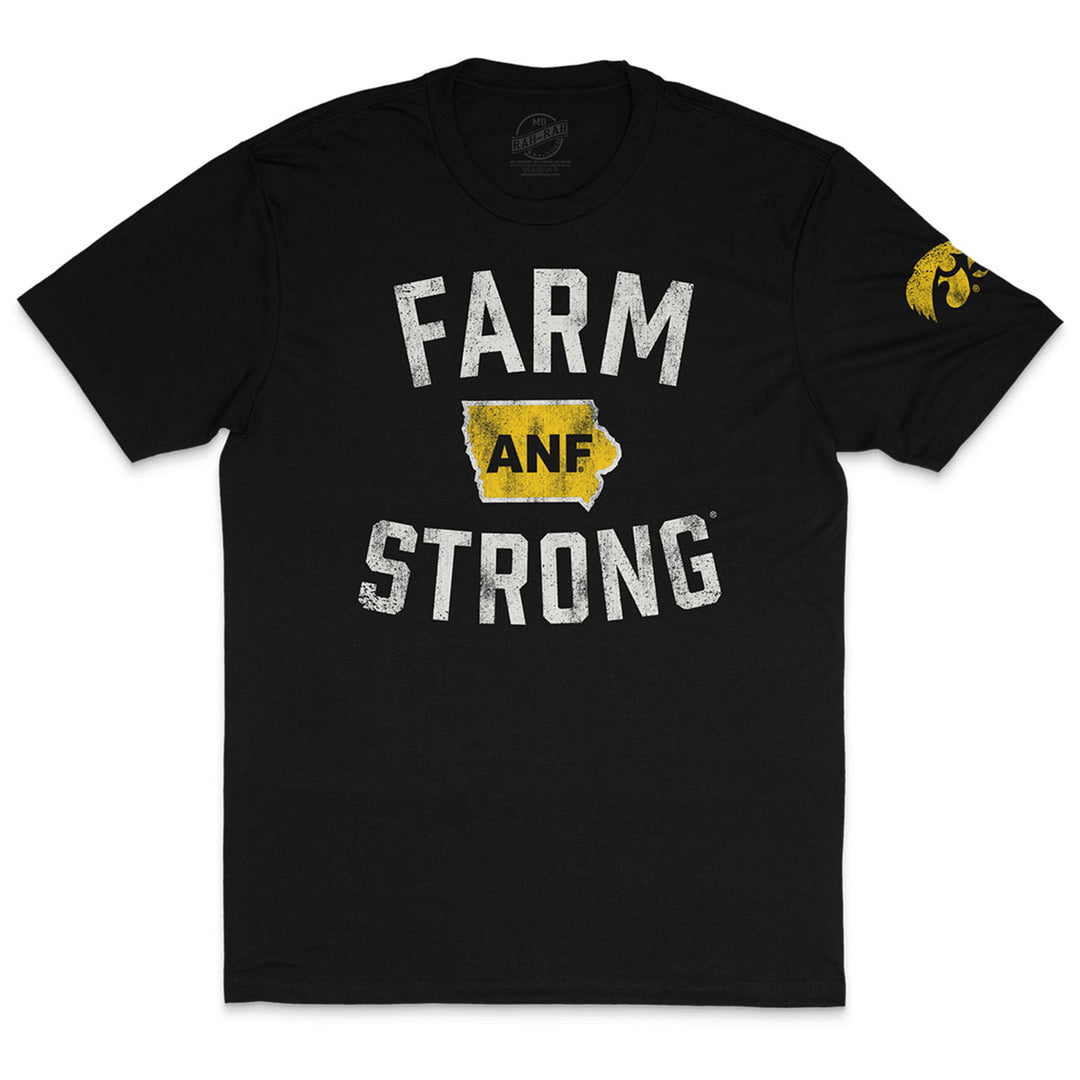 America Needs Farmers Farm Strong Triblend Short Sleeve Tee