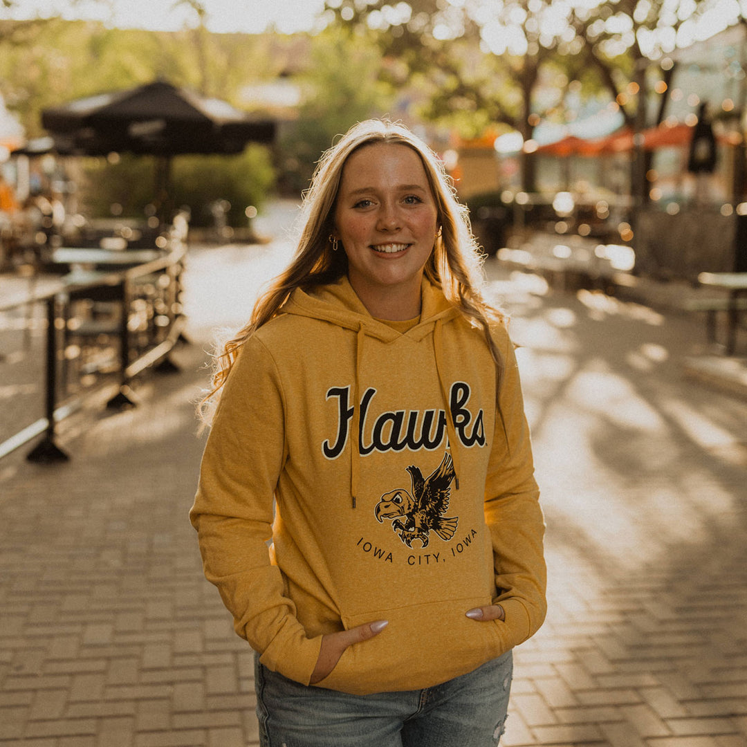 Iowa Hawks Triblend Hoodie