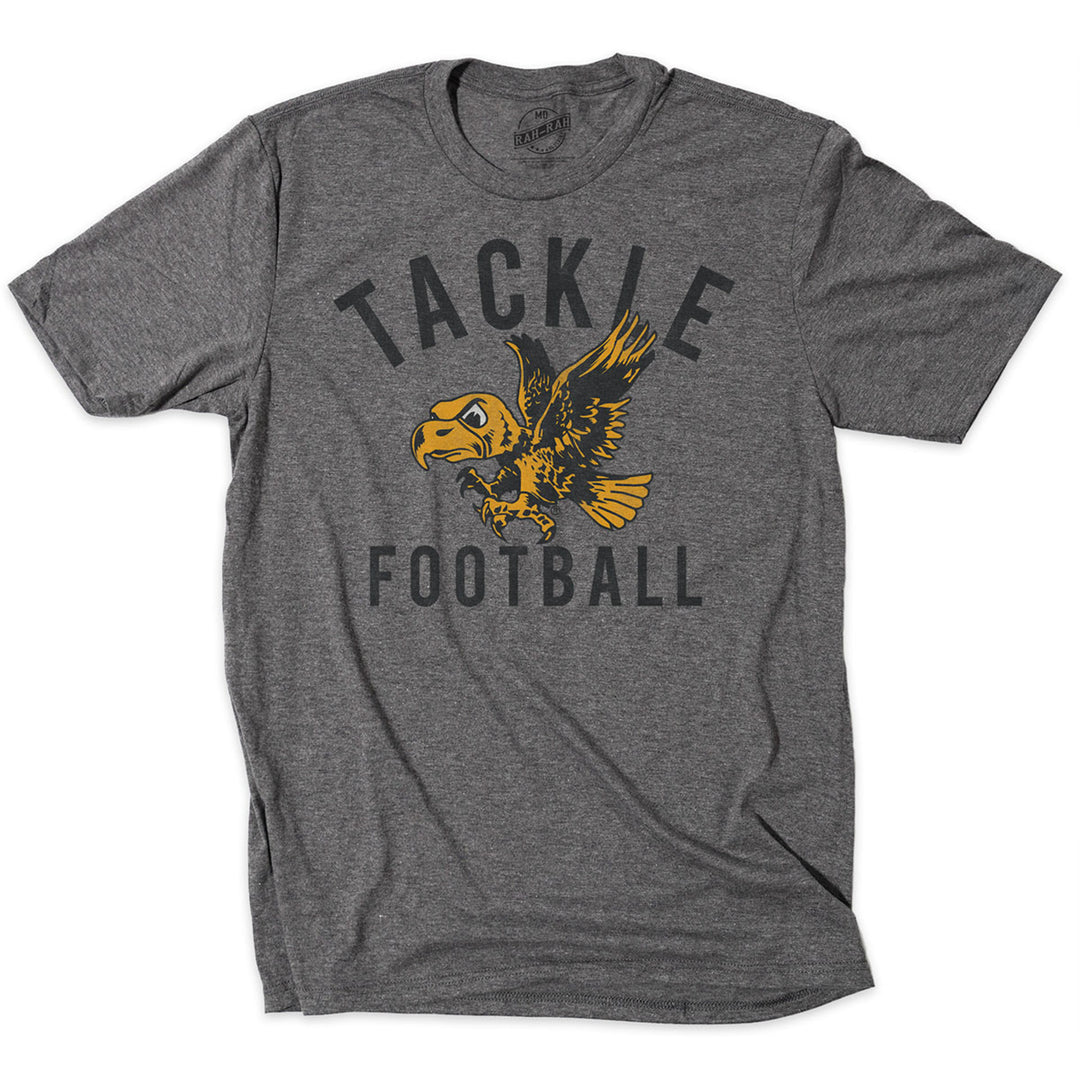 Iowa Hawkeye Vintage Tackle Football Triblend Short Sleeve Tee