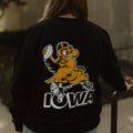 Iowa Herky Football Crewneck