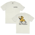 Iowa Herky Football Triblend Short Sleeve Tee
