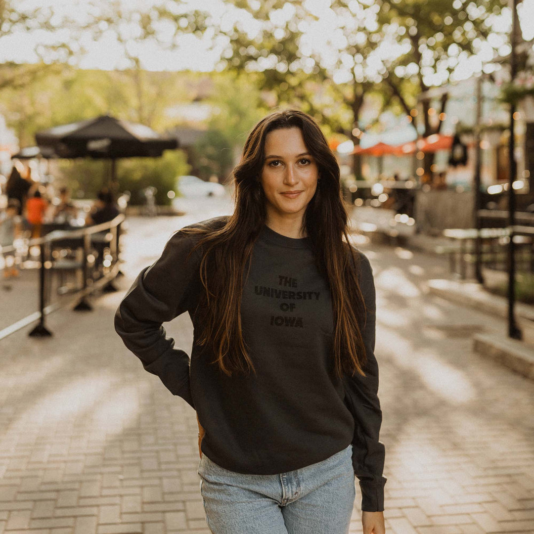 The University of Iowa Stiff Arm Herky Crewneck