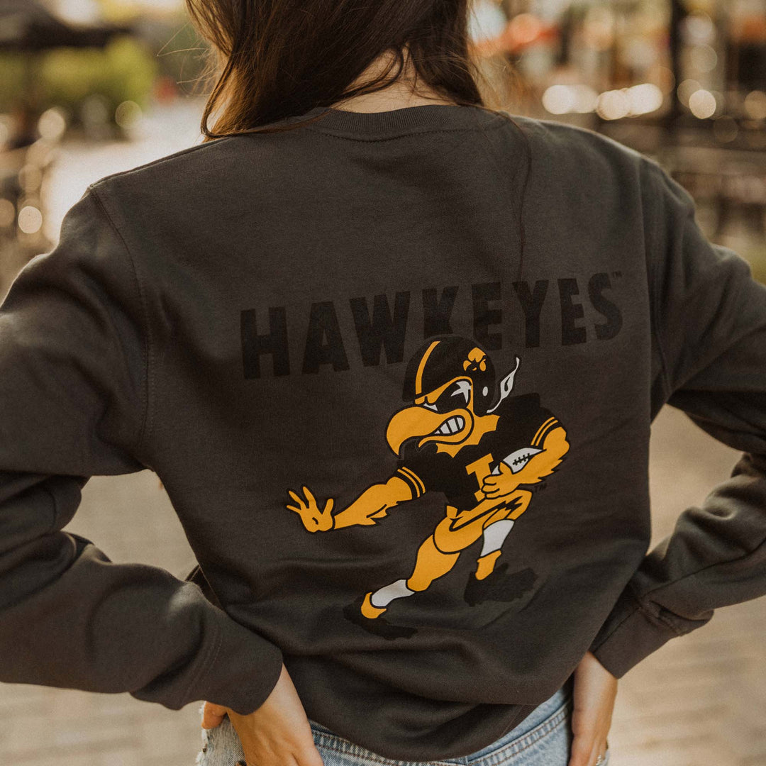 The University of Iowa Stiff Arm Herky Crewneck
