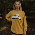 Iowa Hawkeyes Retro Puff Print Triblend Crew