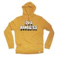 Iowa Hawkeyes Retro Puff Print Triblend Hoodie