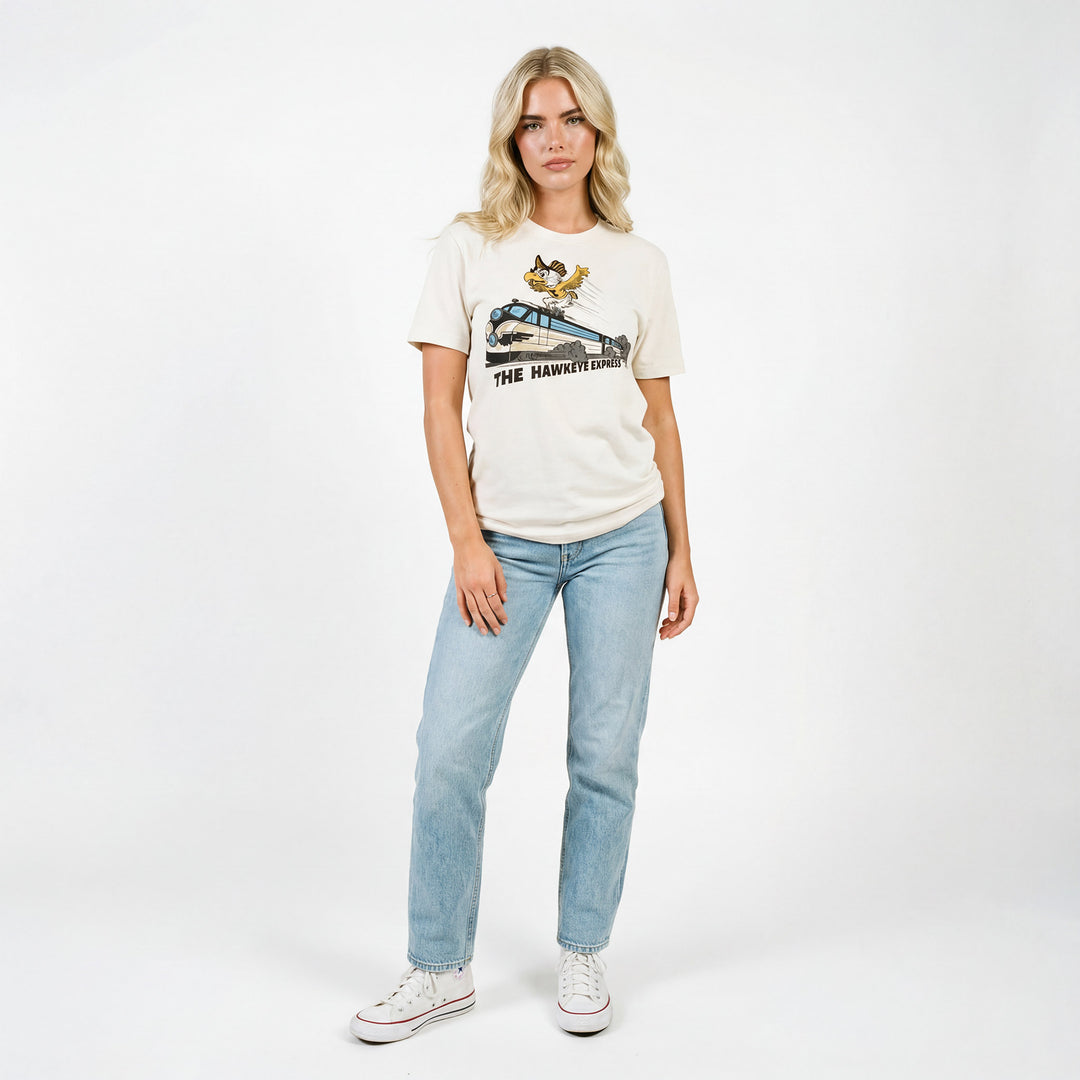 The Hawkeye Express Triblend Short Sleeve Tee