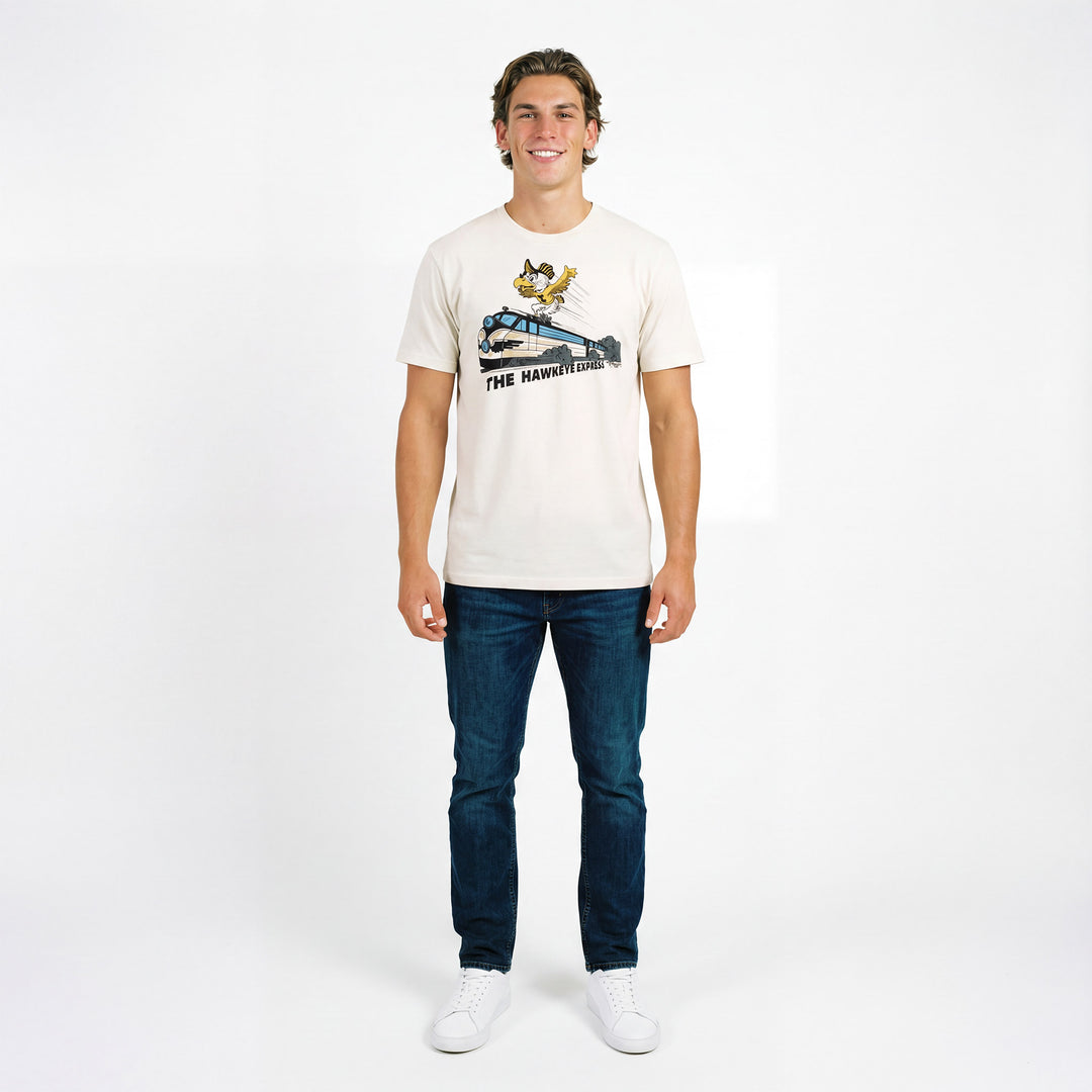 The Hawkeye Express Triblend Short Sleeve Tee