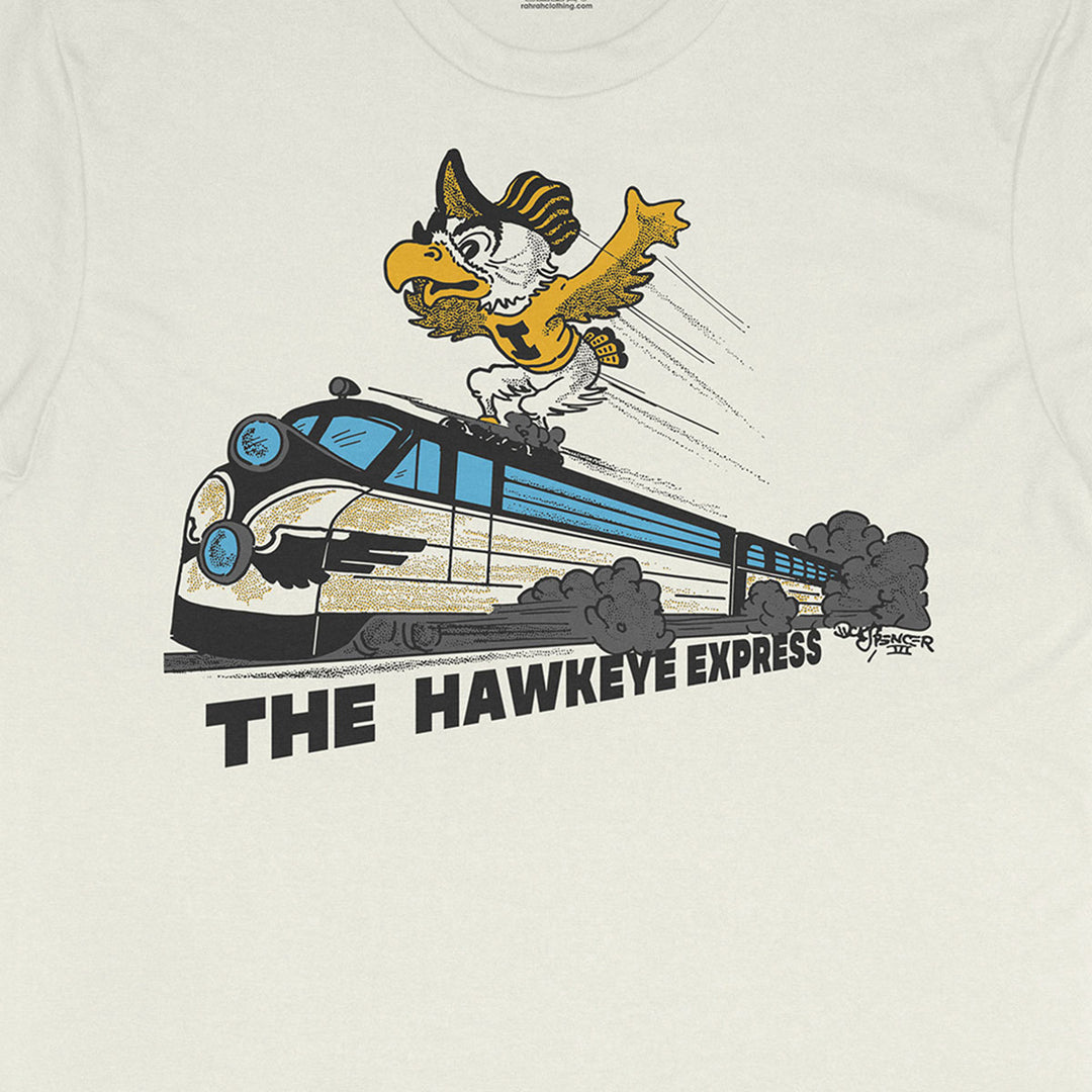 The Hawkeye Express Triblend Short Sleeve Tee