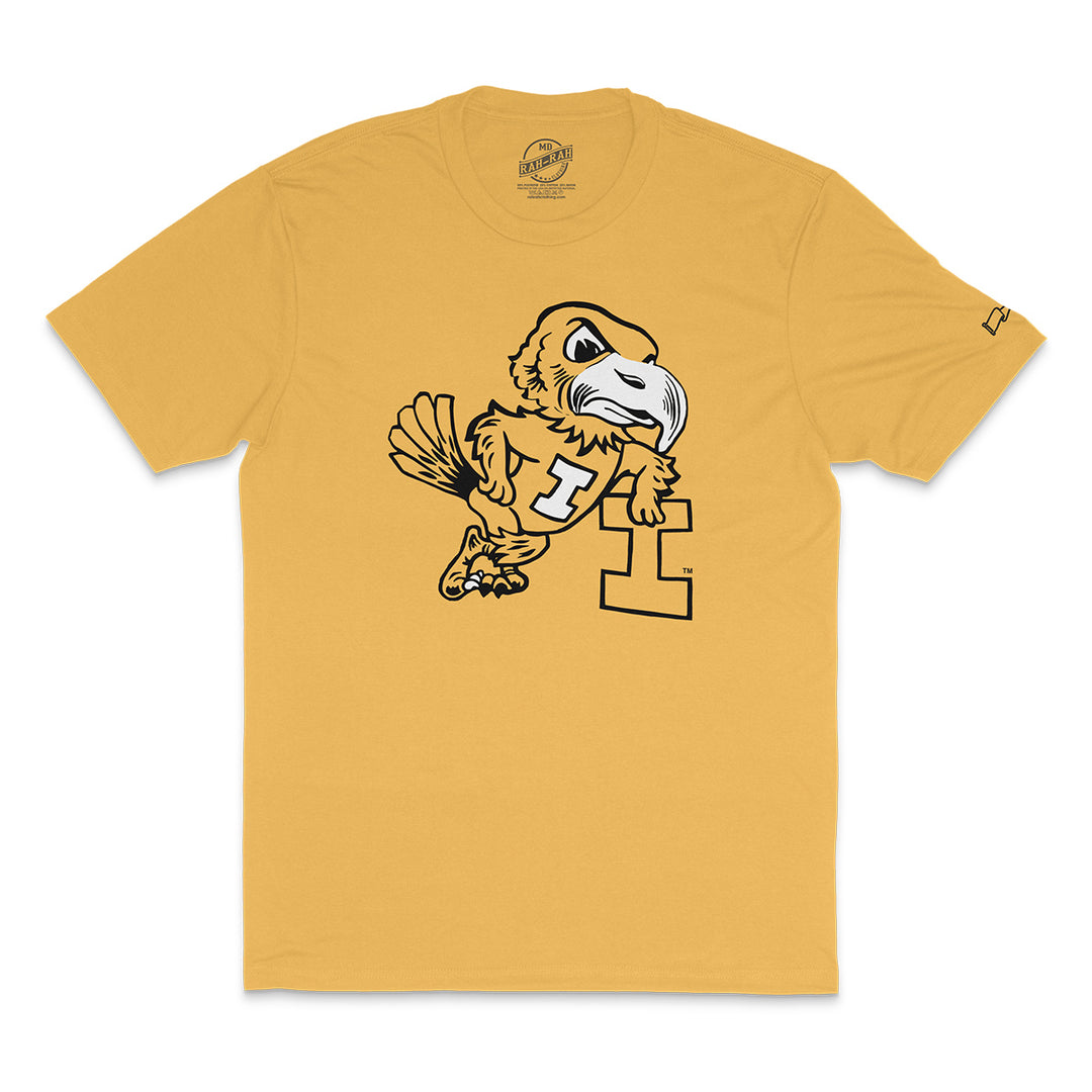 Iowa Herky Leaning On "I" Tee