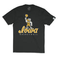 Iowa Basketball Spinning Ball Triblend Short Sleeve Tee