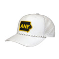 America Needs Farmers PVC Patch Performance Rope Cap - White