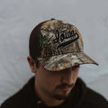 Iowa Script Camo Trucker Cap