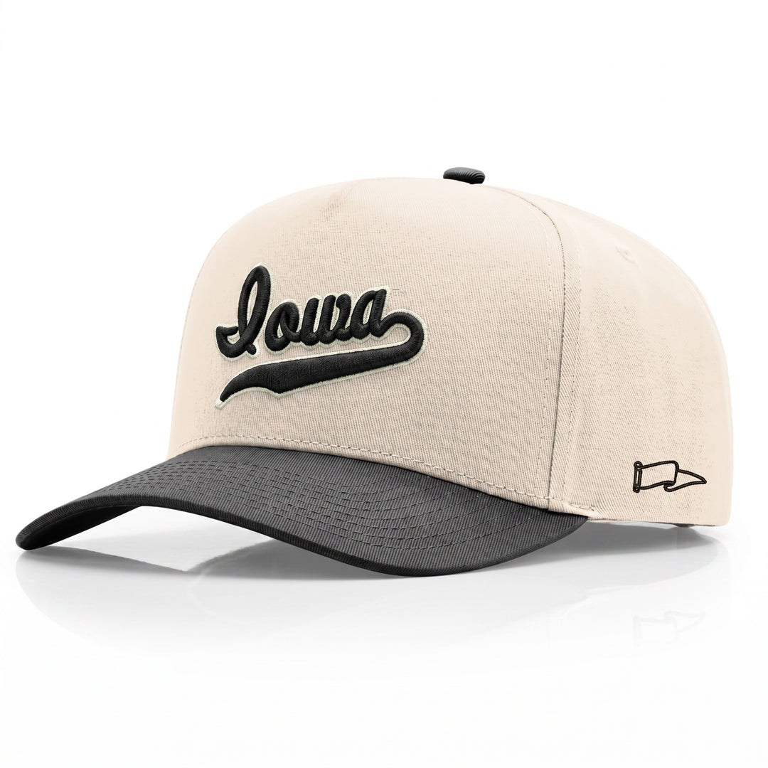 Iowa Script 5 Panel Champ Cap