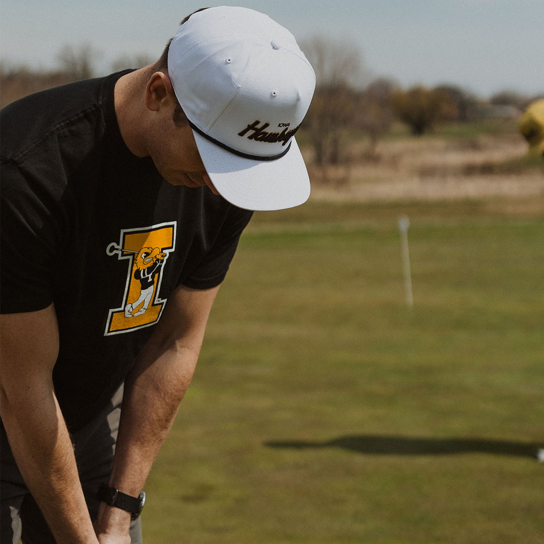 Iowa Hawkeyes Golf Short Sleeve Tee