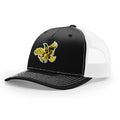 Iowa Hawkeyes Flying Herky 5-Panel Trucker Cap - Black/White