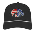 The University of Iowa Hawkeyes, USA Tigerhawk Rope Cap - Black