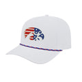 The University of Iowa Hawkeyes, USA Tigerhawk Rope Cap-White