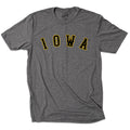 Vintage Iowa Baseball Triblend Short Sleeve Tee